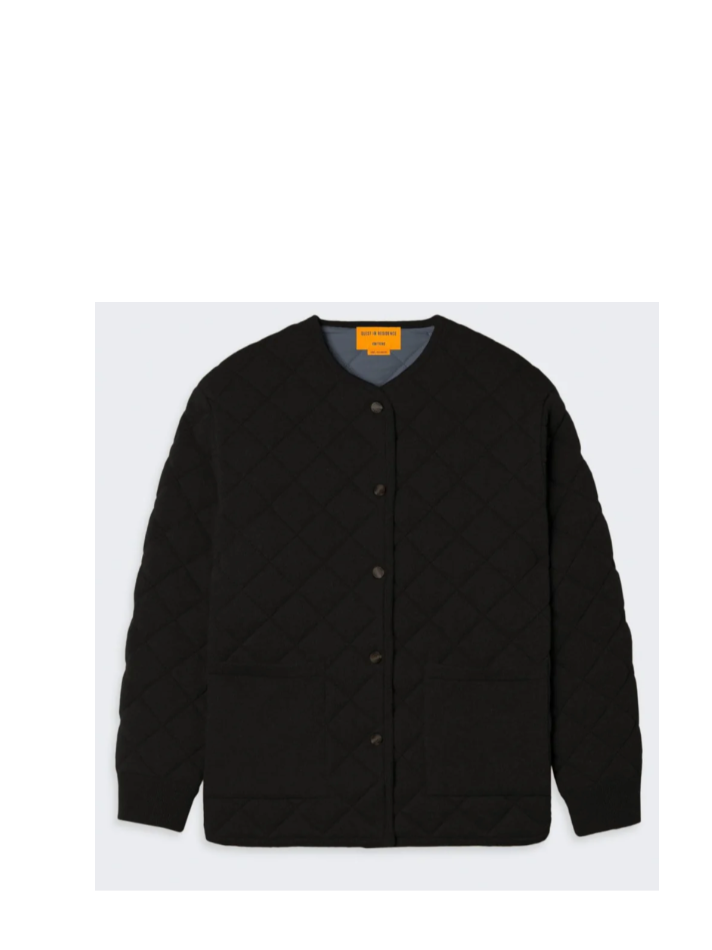 Guest In Residence Quilted Liner Jacket In Cashmere Blend (In Store)