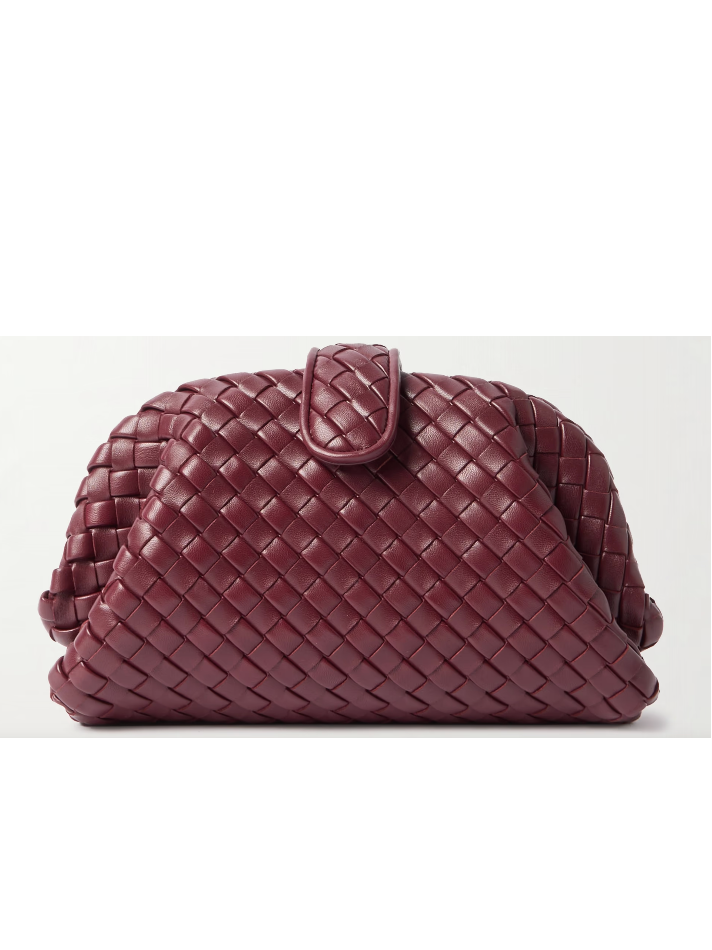 Bottega Veneta Lauren 1980 small intrecciato leather clutch (In Store)