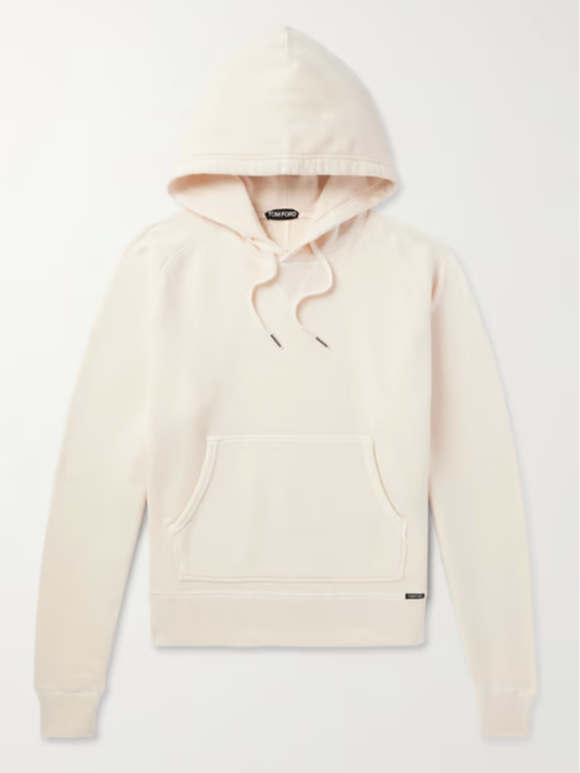 Tom Ford Garment-Dyed Cotton-Jersey Hoodie (In Store)