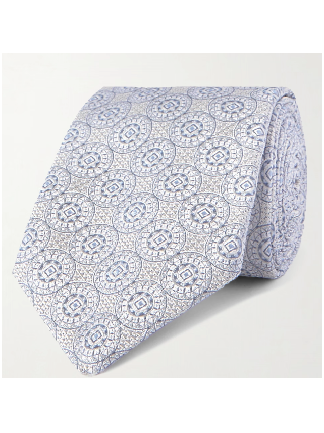 Brunello Cucinelli 8cm Silk-Jacquard Tie (In Store)