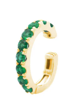 Wish Fine Jewelry Emerald 18K Gold Ear Cuff (In Store)