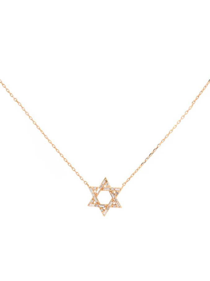 Wish Fine Jewelry Diamond 18K Yellow Gold Star of David Necklace (In Store)