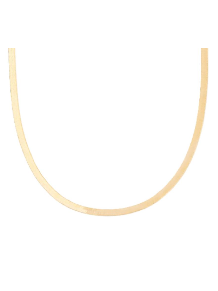 Wish Fine Jewelry 14K Gold Herringbone Necklace (In Store)