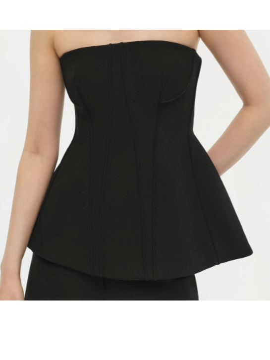 Simkhai Parker Top in Black (In Store)