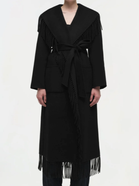 Simkhai Carrie Coat in Black (In Store)
