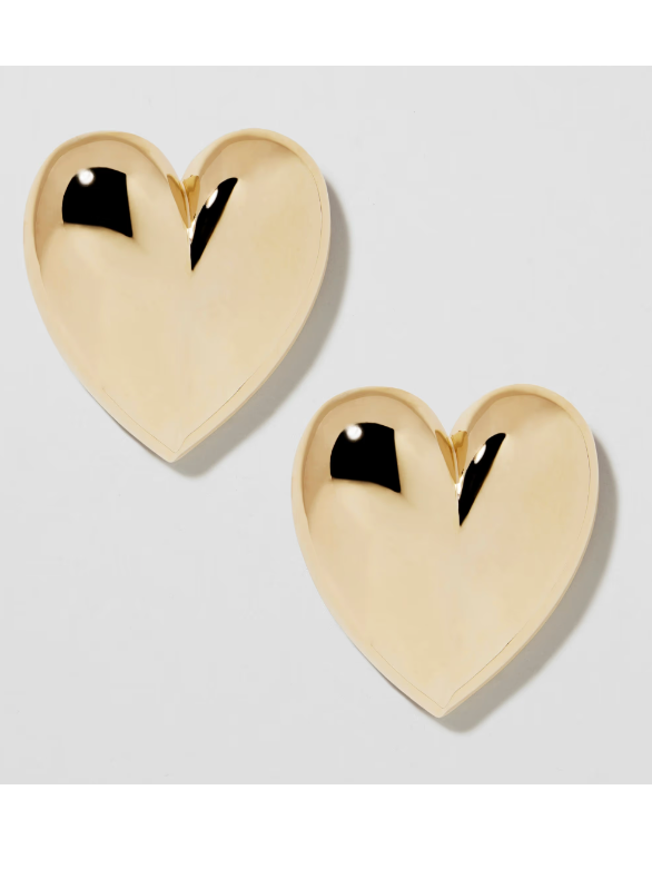 Jennifer Fisher Gold. Puffy Heart Earrings (In Store)