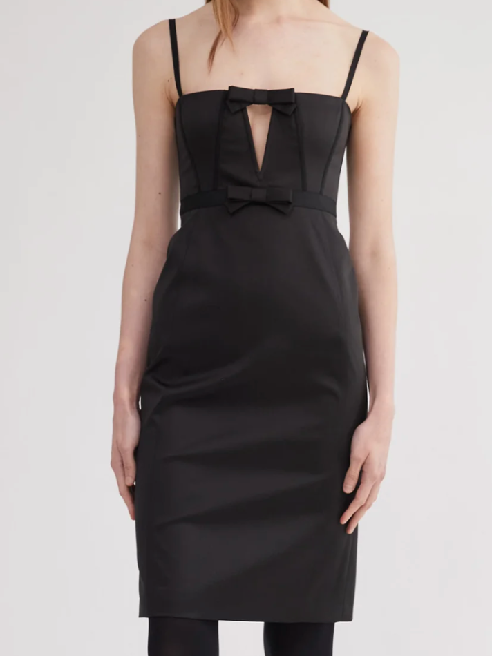 Aknvas CARMEN SATIN BUSTIER DRESS (In Store)