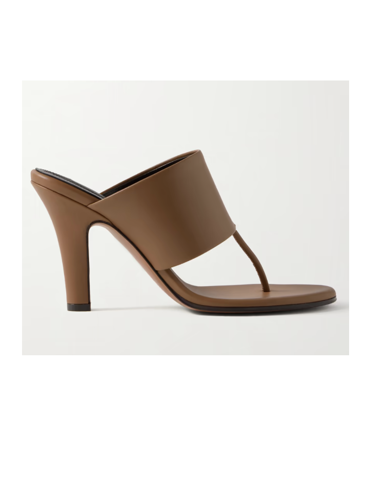 The Row Signum leather sandals (In Store)