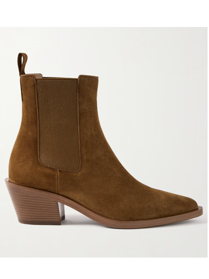 Gianvito Rossi Wylie 60 suede Chelsea boots (In Store)