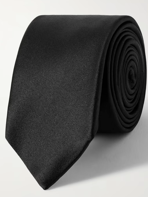 Saint Laurent 5.5cm Silk-Satin Tie (In Store) - Women's Accessories