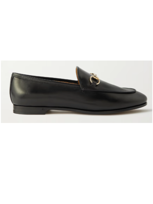 Gucci Jordaan horsebit-detailed leather loafers (In Store)