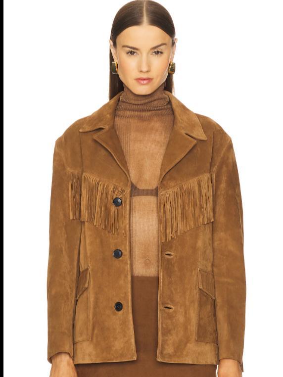 Nili Lotan Maelle Fringe Jacket