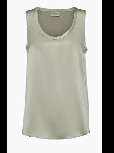 Brunello Cucinelli   Stretch Silk Satin Reversible Top