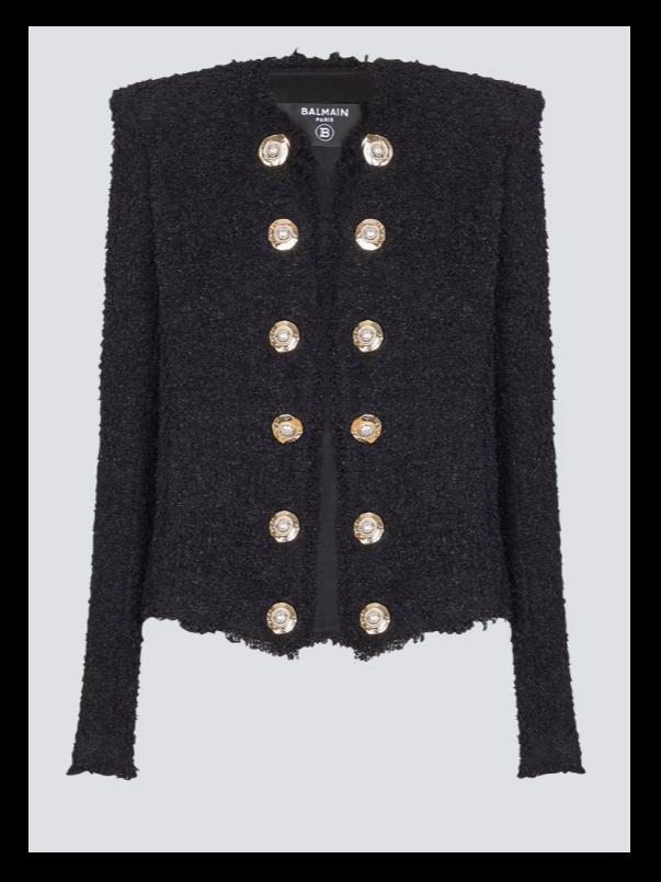 Balmain Edge-to-edge tweed jacket