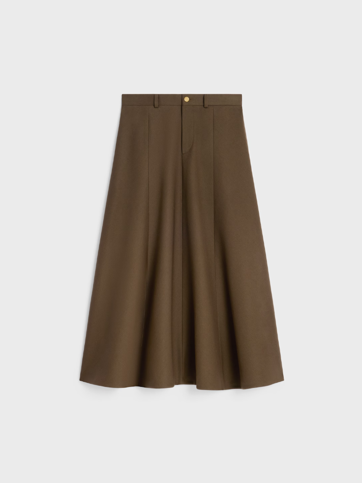 Celine Skirt in Cotton Gabardine