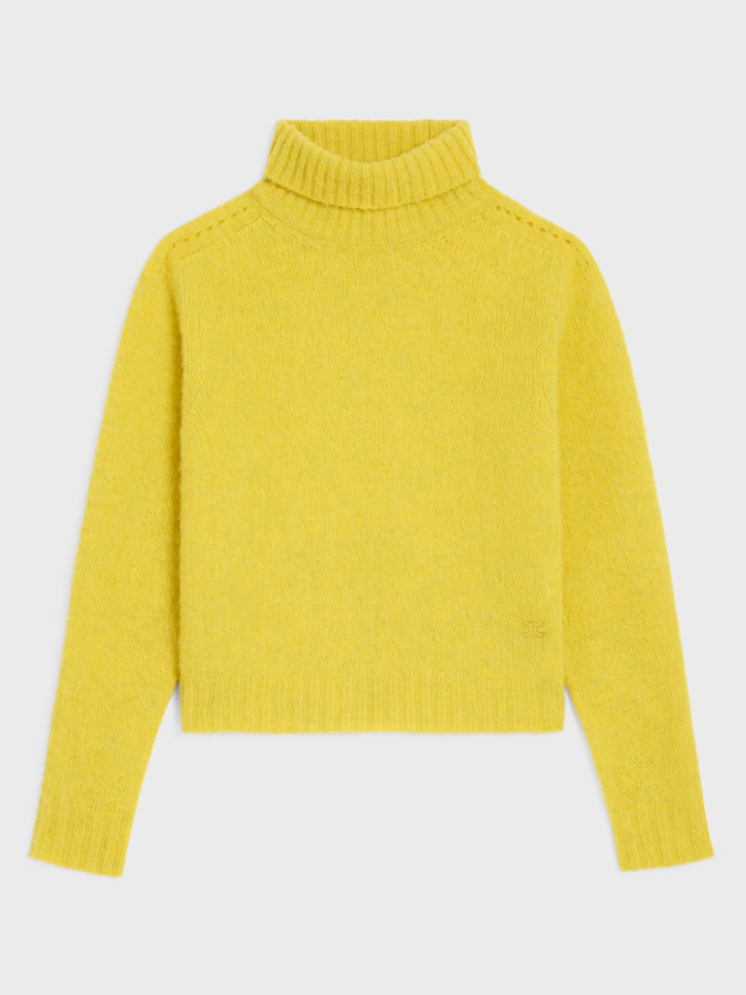 Celine Turtleneck Sweater in Shetland Wool