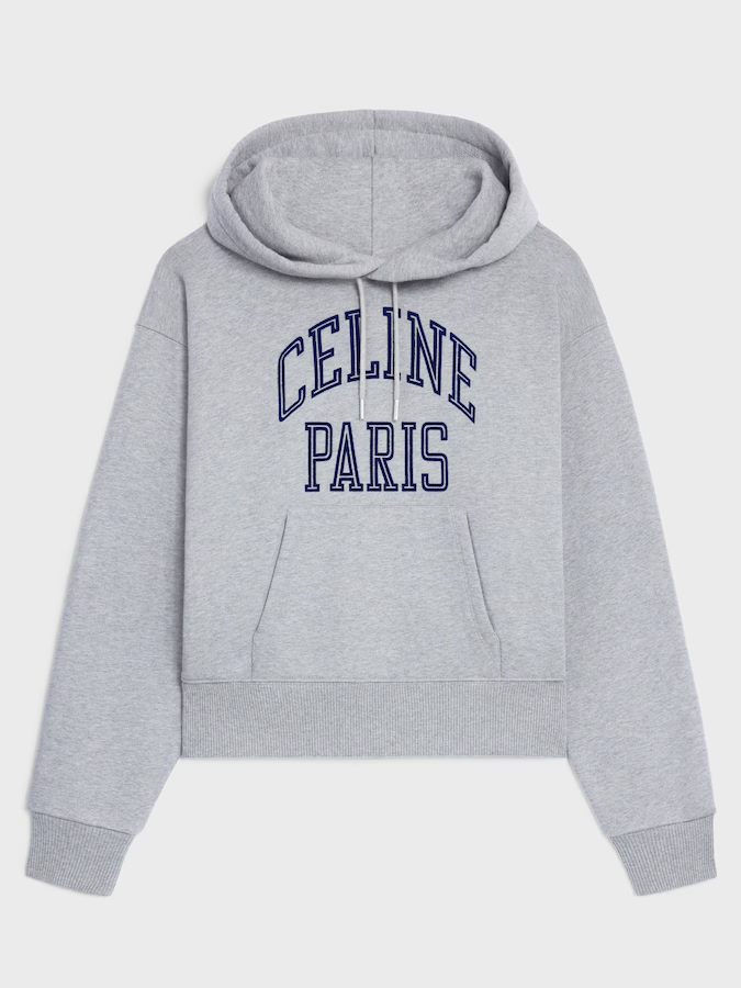 Celine Loose Hoodie in Cotton Fleece
