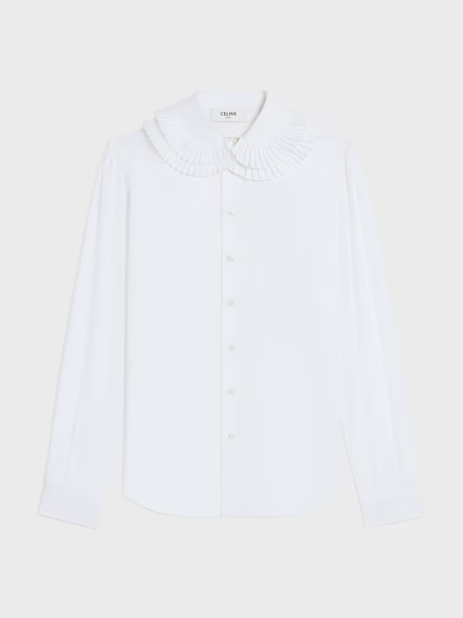Celine Shirt in Cotton Poplin
