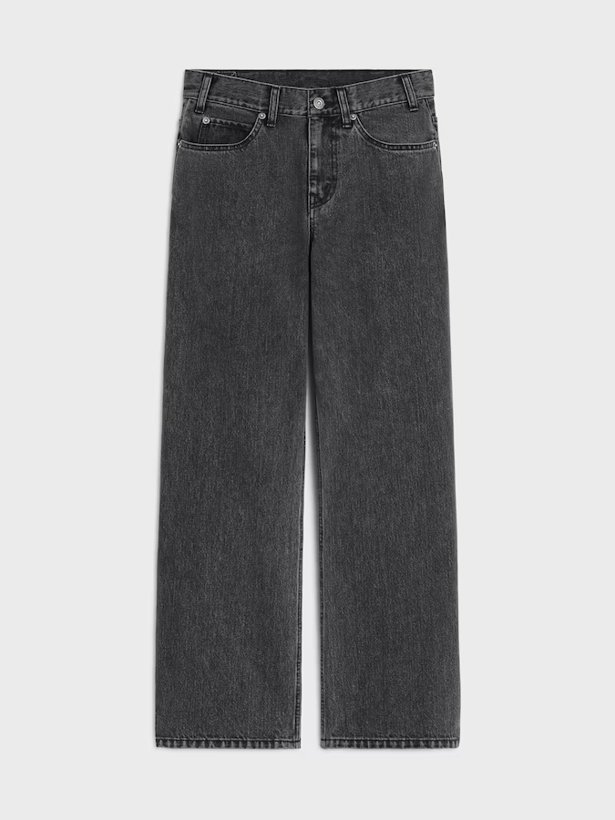 Celine Jolene Jeans in Charcoal Wash Denim