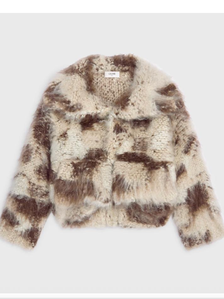 Celine Jacket in Fluffy Wool