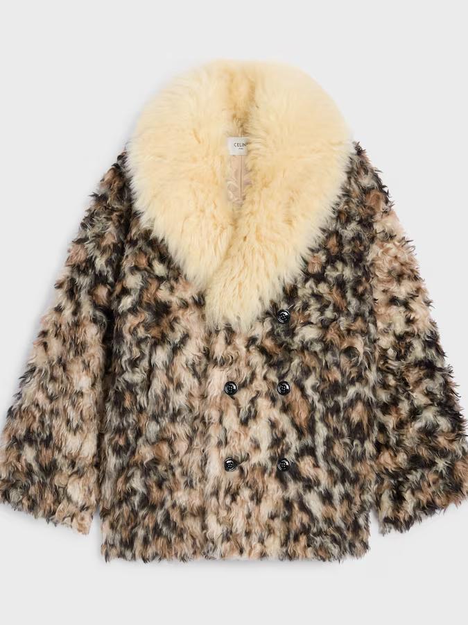 Celine Coat in Mohair Alpaca