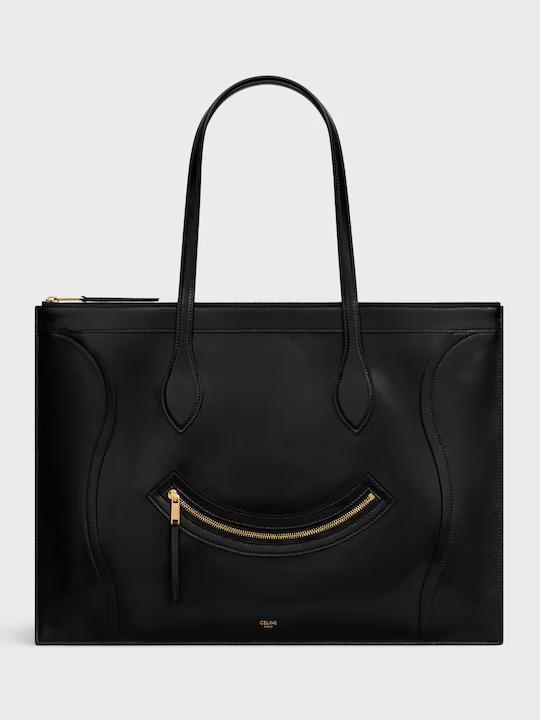 Celine Flat Cabas New Luggage in Glossy Calfskin