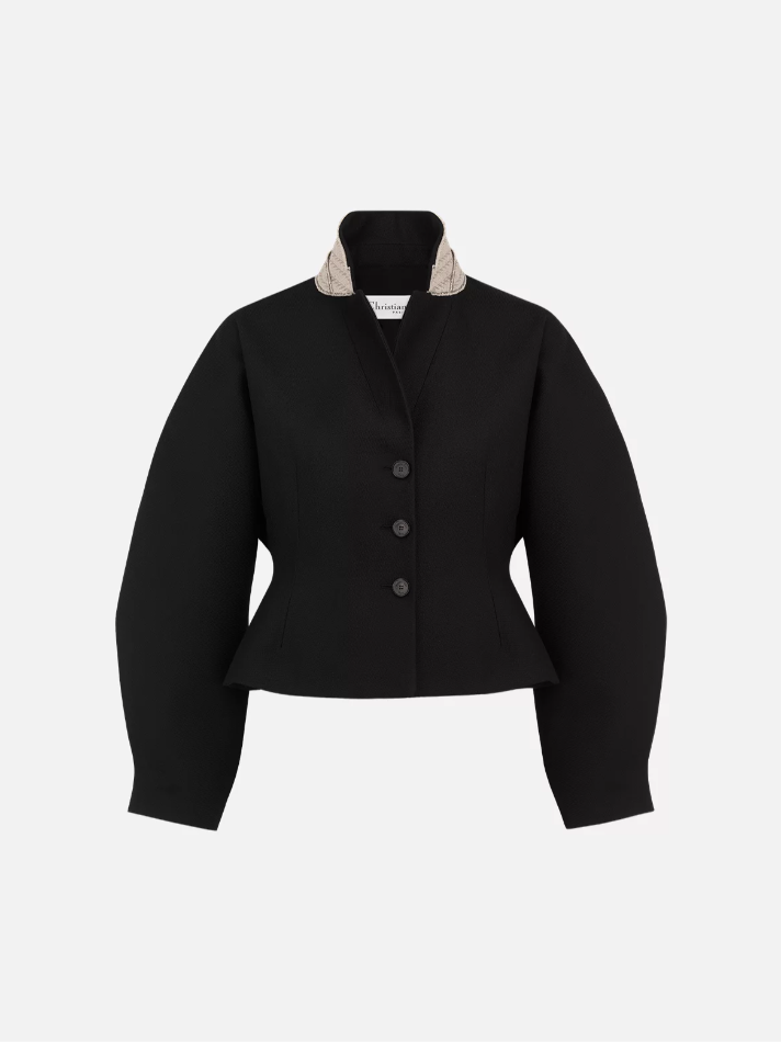 Dior Fitted Jacket with Puff Sleeves