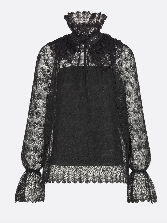 Dior Top with Removable Collar