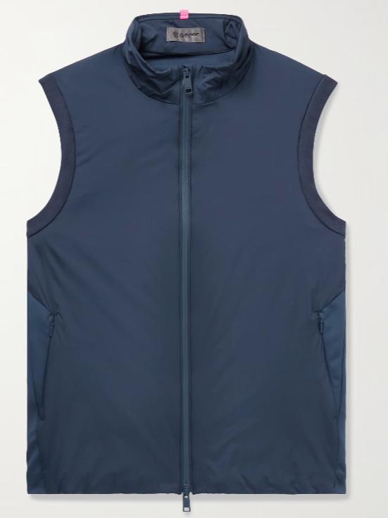 G/FORE The Maverick Hybrid Stretch Recycled-Nylon and Jersey Gilet