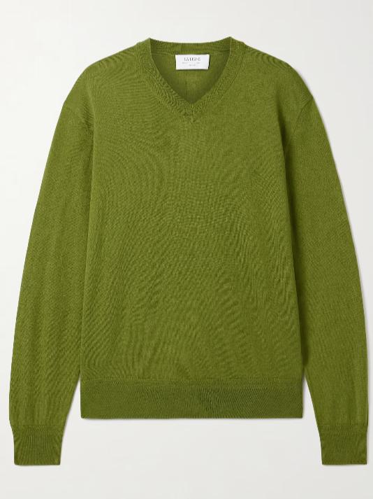 La Ligne Ben silk, wool and cashmere-blend sweater