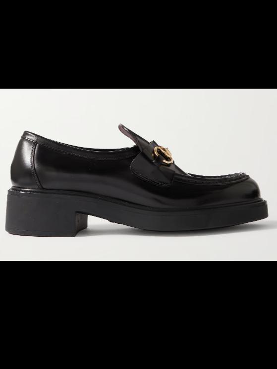 Gucci Horsebit-embellished leather loafers