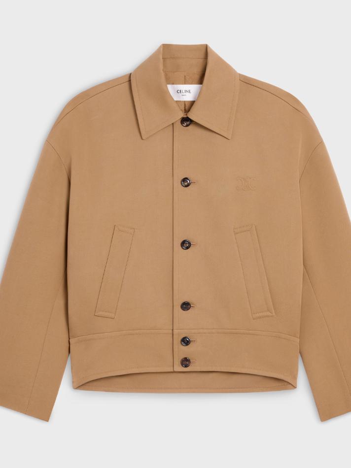 Celine Jacket in Cotton Wool Gabardine