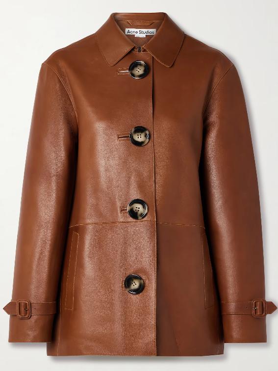 Acne Studios Paneled leather jacket