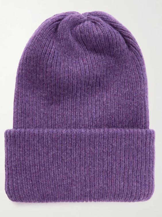 Suzie Kondi Bebe ribbed cashmere beanie
