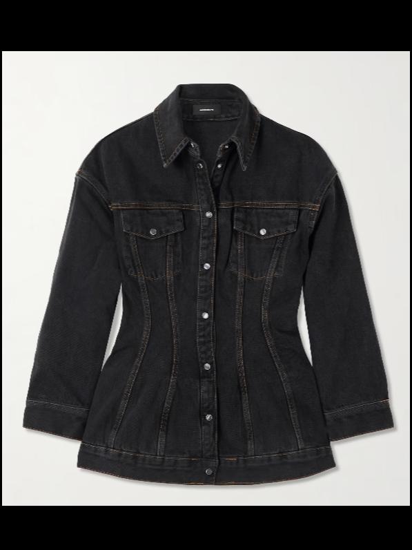 Wardrobe.NYC Contour denim jacket