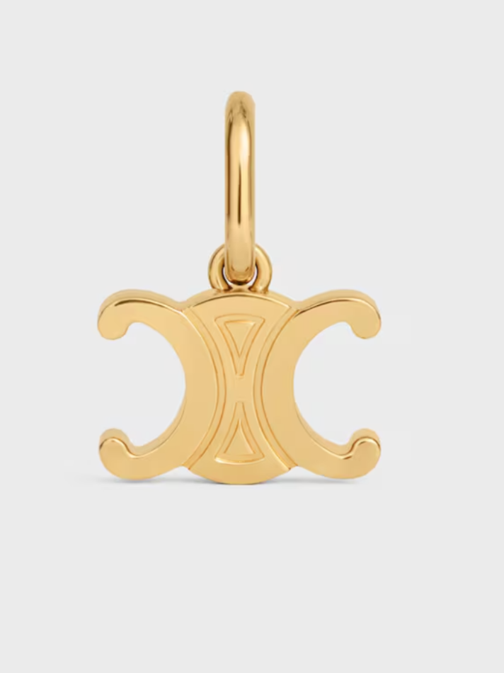 Celine Celine Charms Triomphe in Brass with Gold Finish