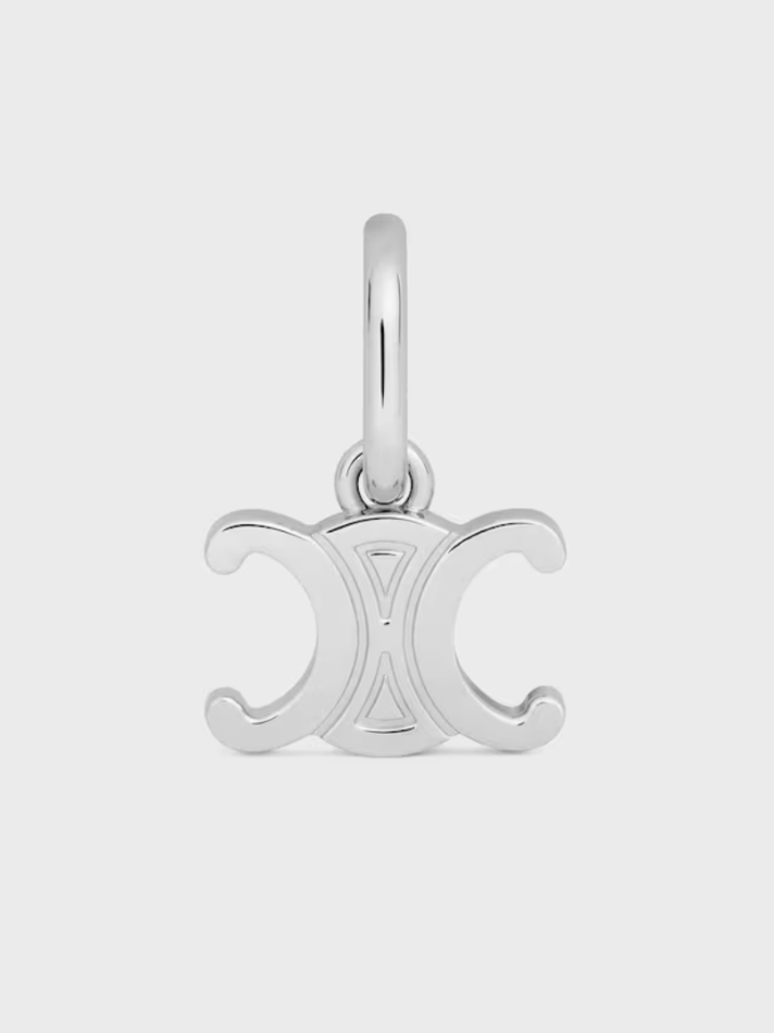 Celine Celine Charms Triomphe in Brass with Rhodium Finish