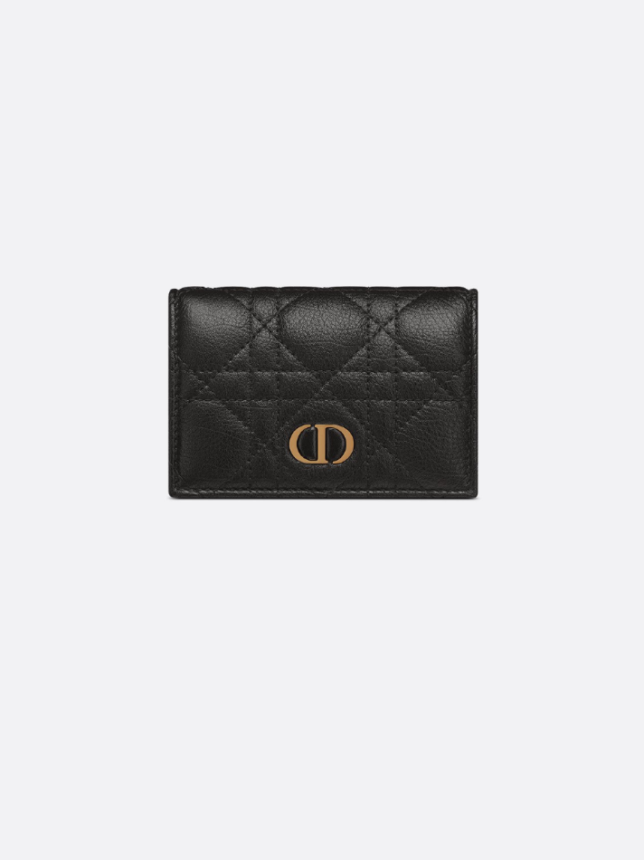 Dior Black Dior Caro Glycine Wallet