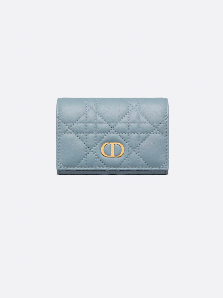 Dior Cloud Blue Dior Caro Glycine Wallet