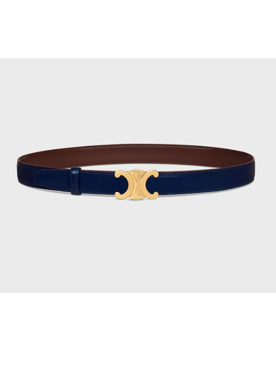 Celine TRIOMPHE BUCKLE & REVERSIBLE STRAP 25MM BELT