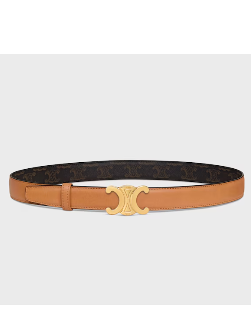 Celine TRIOMPHE BUCKLE & REVERSIBLE STRAP 25MM BELT
