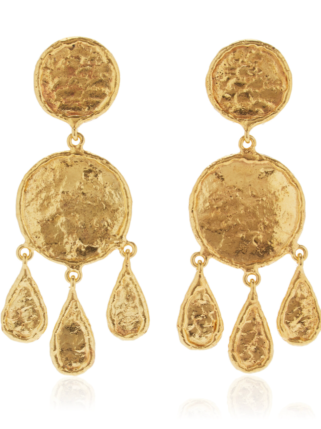 Sylvia Toledano Swanee 22K Gold-Plated Earrings