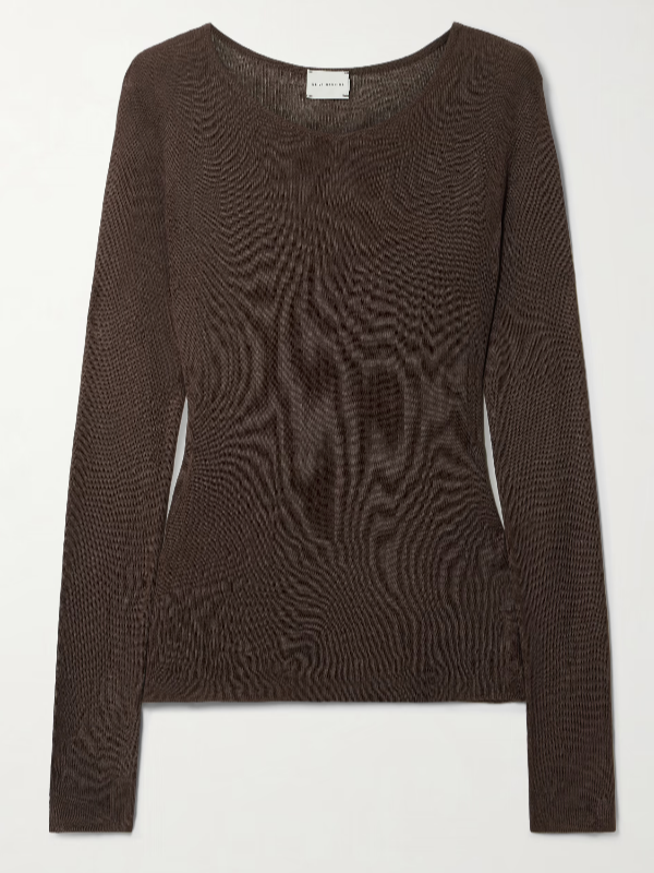 Deiji Studios Ribbed-knit T-shirt