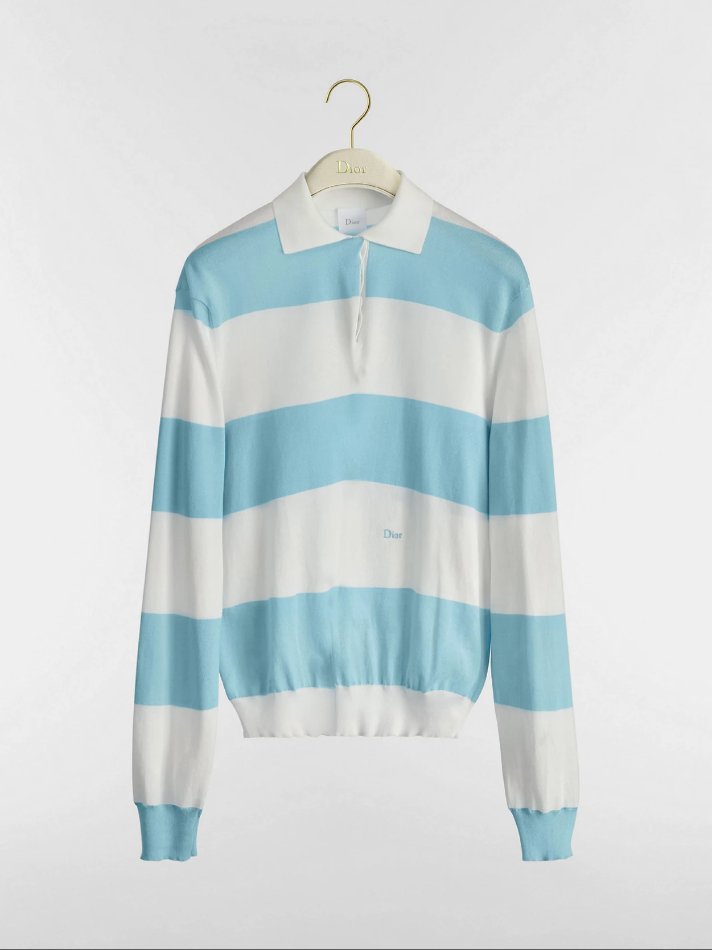 Dior Dior Marinière Long-Sleeved Polo Shirt