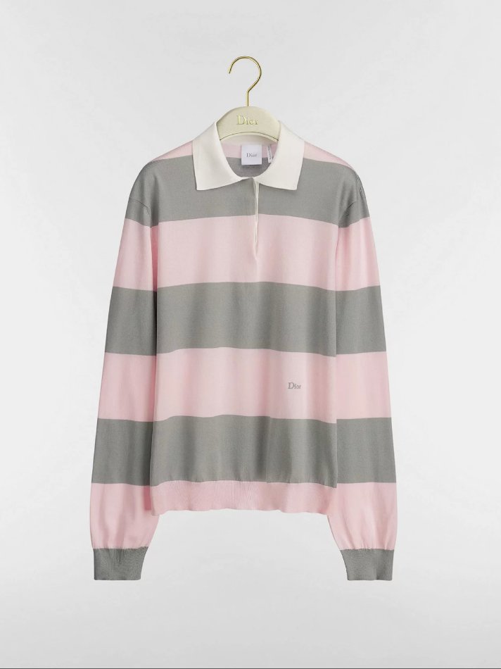 Dior Dior Marinière Long-Sleeved Polo Shirt