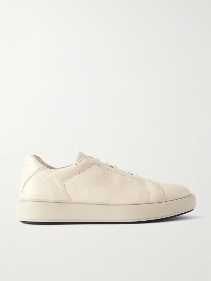 Officine Creative Slouch 001 Full-Grain Leather Sneakers