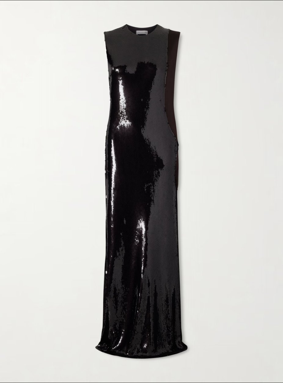 Christopher Esber Opaline cutout sequined jersey maxi dress