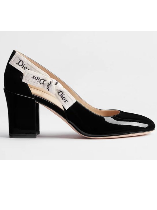 Dior Black Patent Calfskin J'Adior Pump