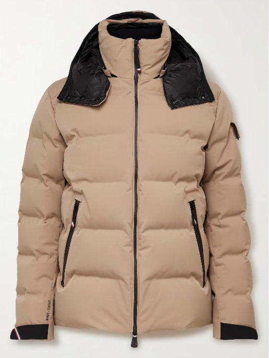 Moncler Grenoble Montgetech Logo-Appliquéd Quilted Stretch-Nylon Hooded Down Ski Jacket