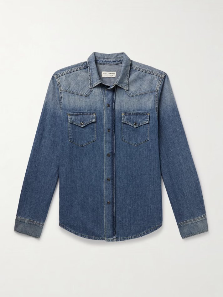 Nili Lotan Travis Denim Shirt